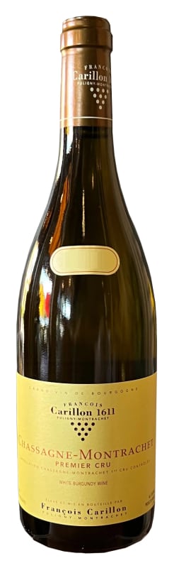 Francois Carillon Chassagne-Montrachet Premier Cru 2023 Front Bottle Shot