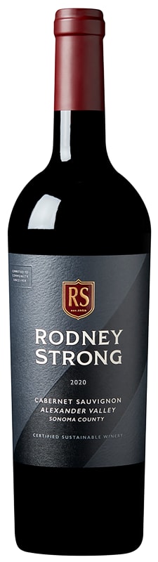 Rodney Strong Alexander Valley Estate Cabernet Sauvignon 2020 Front Bottle Shot