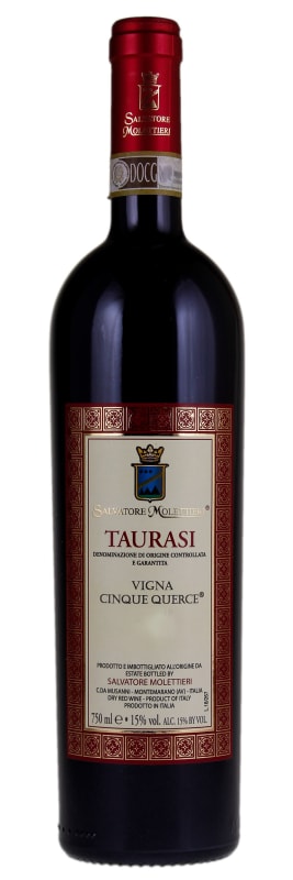 Salvatore Molettieri Taurasi Vigna Cinque Querce 2011 Front Bottle Shot