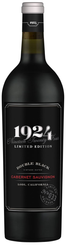 1924 Double Black Cabernet Sauvignon 2022 Front Bottle Shot