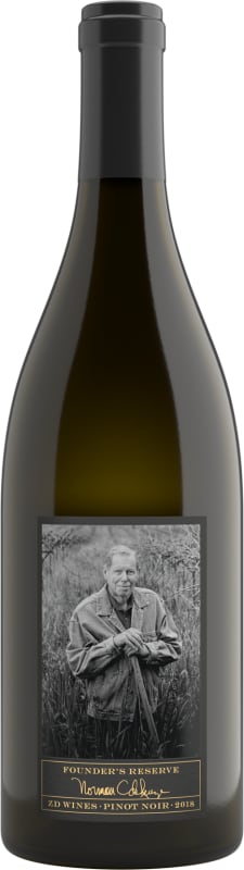 ZD Wines Founder's Reserve Pinot Noir 2018 Front Bottle Shot