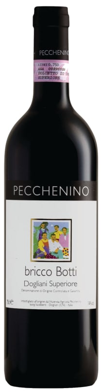 Pecchenino Bricco Botti Dogliani Superiore Dolcetto 2015 Front Bottle Shot