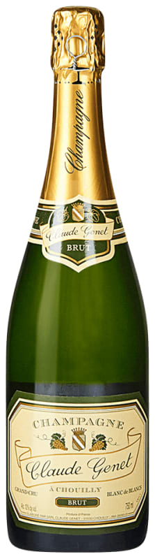 Claude Genet Blanc de Blancs Grand Cru Brut Front Bottle Shot