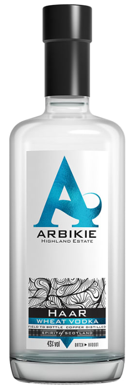 Arbikie Haar Wheat Vodka Front Bottle Shot