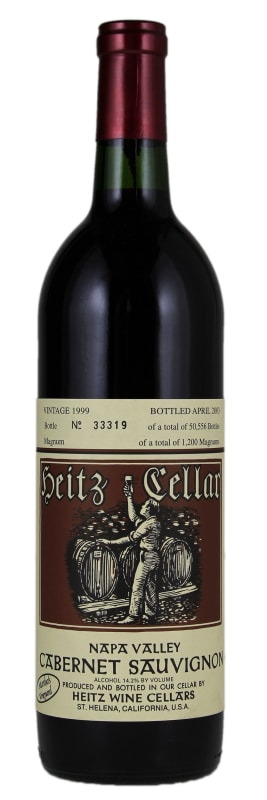 Heitz Cellar Martha's Vineyard Cabernet Sauvignon (1.5 Liter Magnum) 1999 Front Bottle Shot
