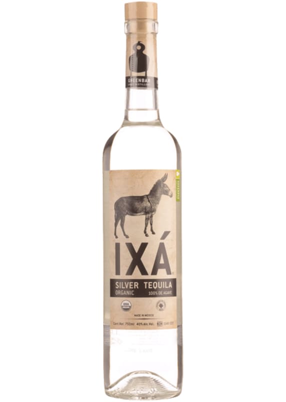 Greenbar IXA Organic Silver Tequila Front Bottle Shot