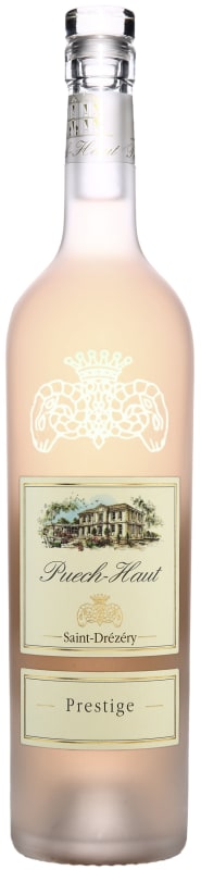 Chateau Puech-Haut Prestige Rose 2018 Front Bottle Shot