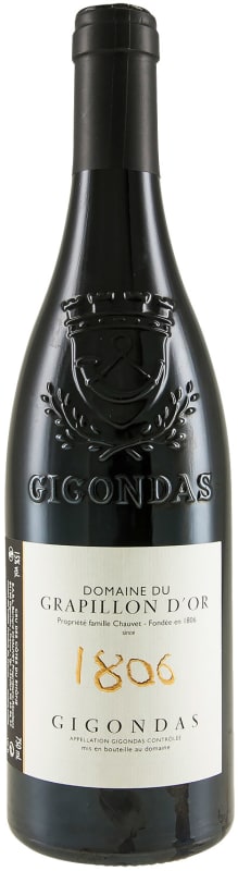 Domaine du Grapillon d'Or Gigondas 2020 Front Bottle Shot