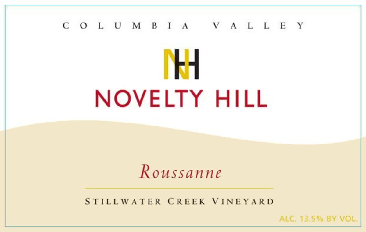 Novelty Hill Stillwater Creek Vineyard Roussanne 2009 Front Label