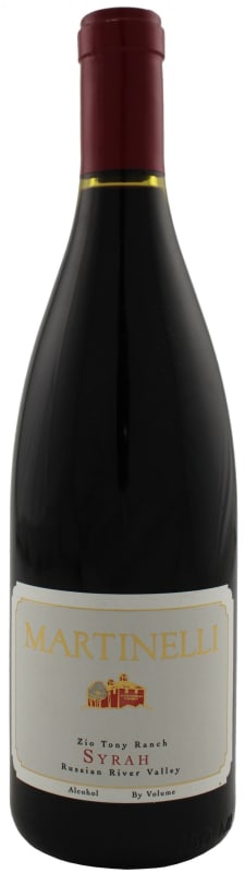 Martinelli Zio Tony Ranch Syrah (1.5 Liter Magnum) 2005 Front Bottle Shot