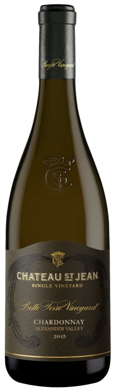 Chateau St. Jean Belle Terre Chardonnay 2015 Front Bottle Shot