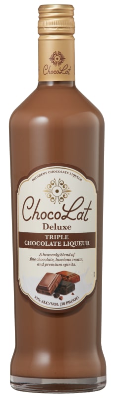 ChocoLat Deluxe Triple Chocolate Liqueur Front Bottle Shot