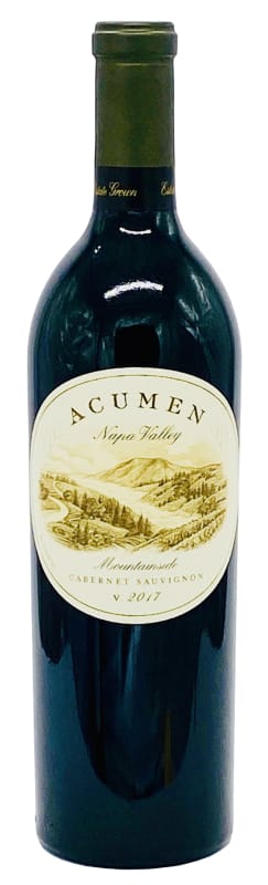 Acumen Mountainside Cabernet Sauvignon 2017 Front Bottle Shot