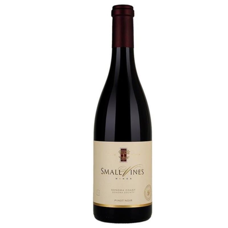 Small Vines Sonoma Coast Pinot Noir 2019 Front Bottle Shot