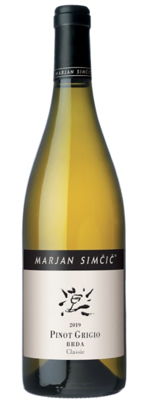 Marjan Simcic BRDA Classic Pinot Grigio 2019 Front Bottle Shot