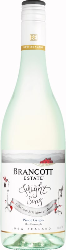Brancott Flight Song Pinot Grigio 2017 Front Bottle Shot