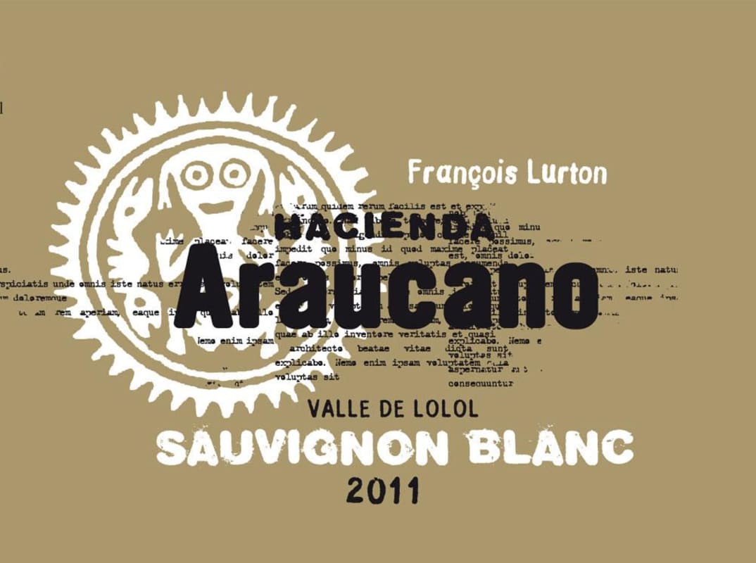 Hacienda Araucano Organic Sauvignon Blanc 2017 Front Label
