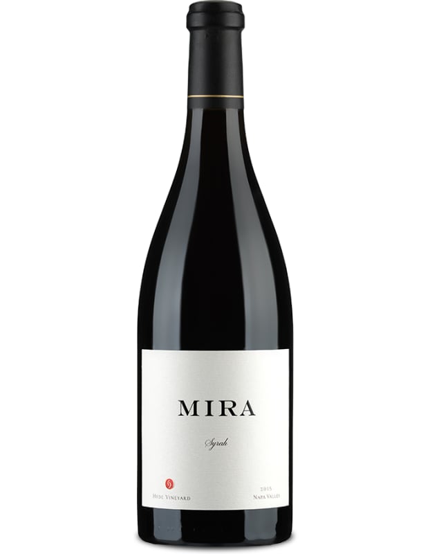 Mira Winery Hyde Vineyard Syrah 2015 Front Bottle Shot