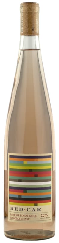 Red Car Rose of Pinot Noir 2025 Front Bottle Shot