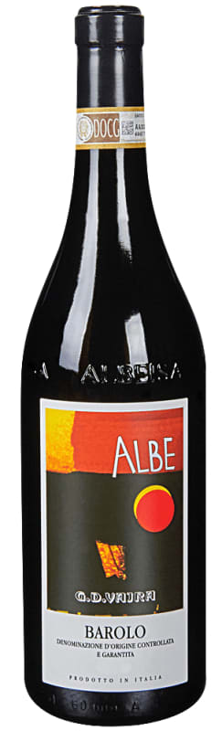 G.D. Vajra Barolo Albe 2015 Front Bottle Shot