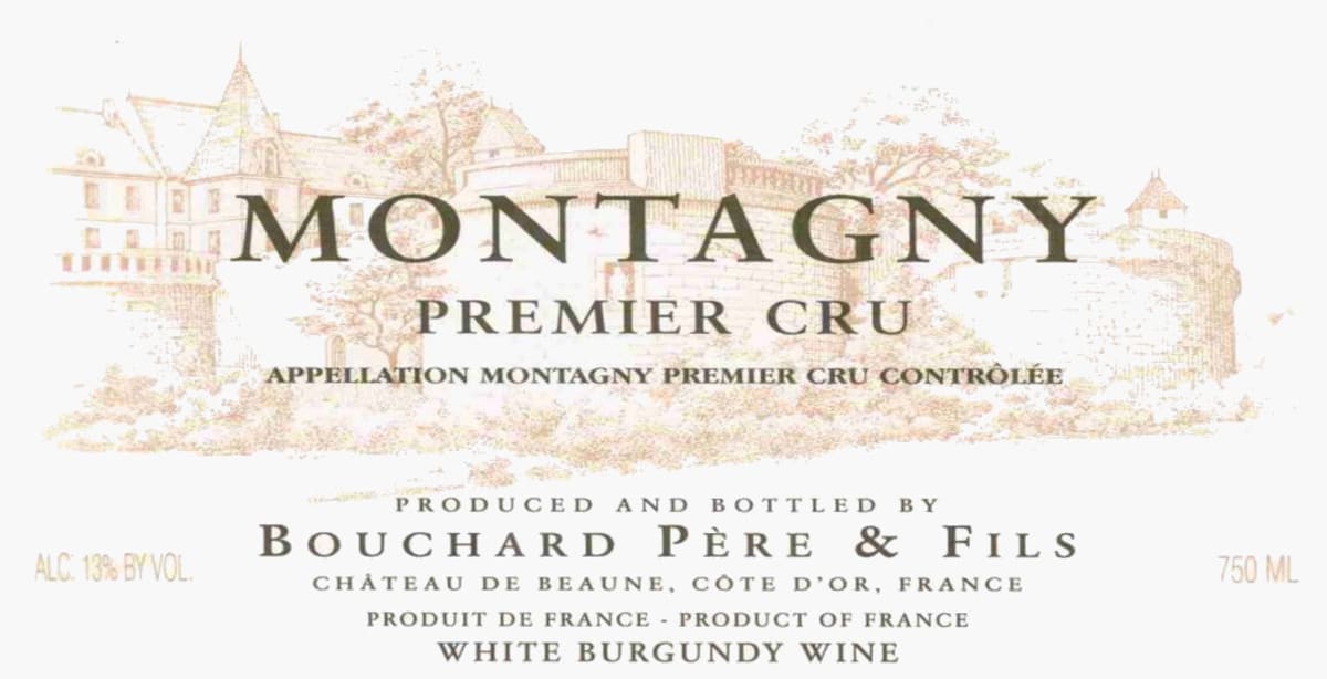 Bouchard Pere & Fils Montagny Premier Cru 2007 Front Label