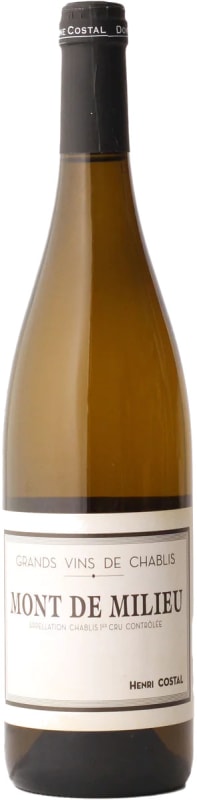 Henri Costal Chablis Mont de Milieu Premier Cru 2021 Front Bottle Shot