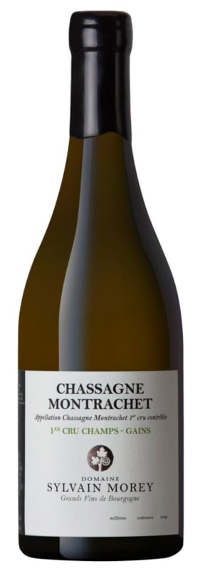 Domaine Sylvain Morey Chassagne-Montrachet Champ Gains Premier Cru Blanc 2020 Front Bottle Shot