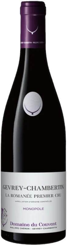 Domaine du Couvent Gevrey-Chambertin La Romanee Premier Cru Monopole 2022 Front Bottle Shot