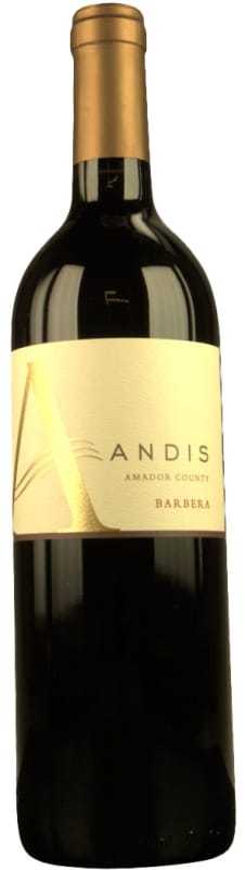Andis Barbera 2015 Front Bottle Shot