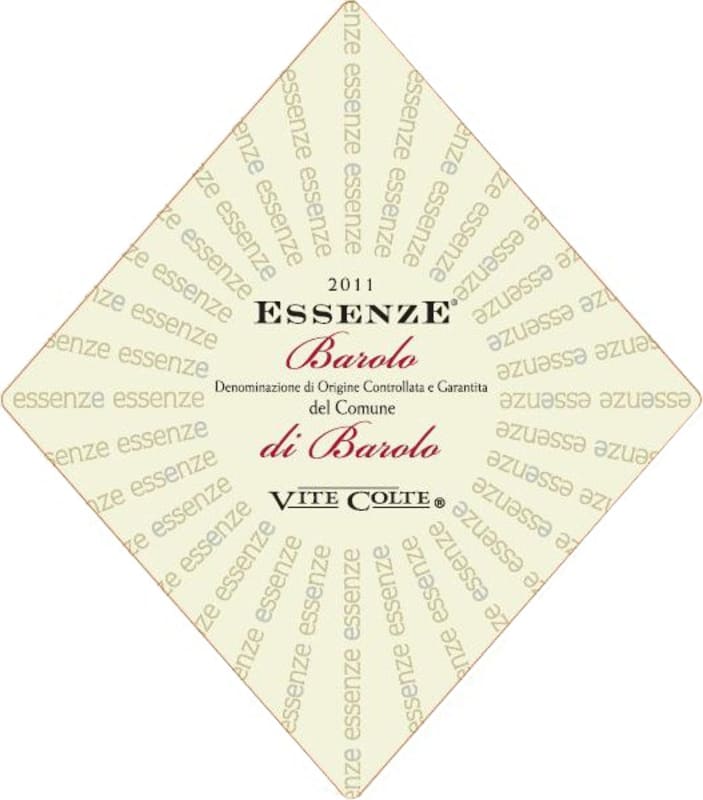 Vite Colte Barolo Essenze 2011 Front Label