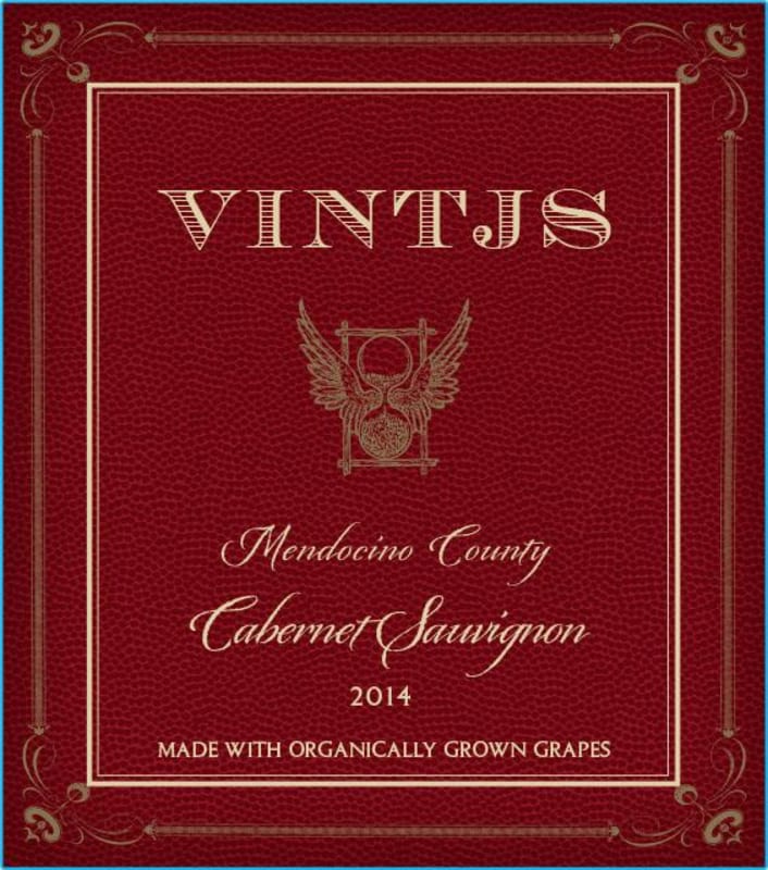 Vintjs Mendocino County Cabernet Sauvignon 2014 Front Label