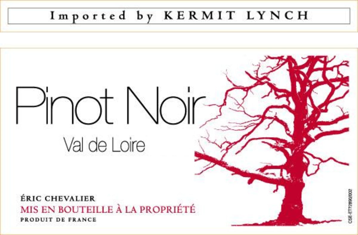 Eric Chevalier Loire Pinot Noir 2013 Front Label