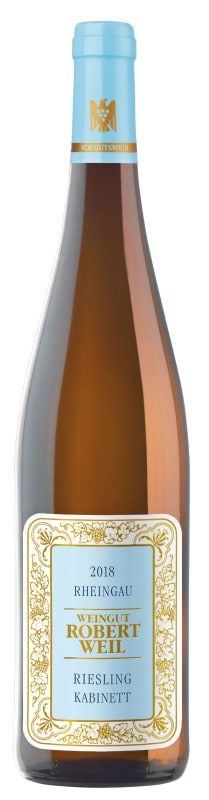 Robert Weil Rheingau Riesling Kabinett 2018 Front Bottle Shot
