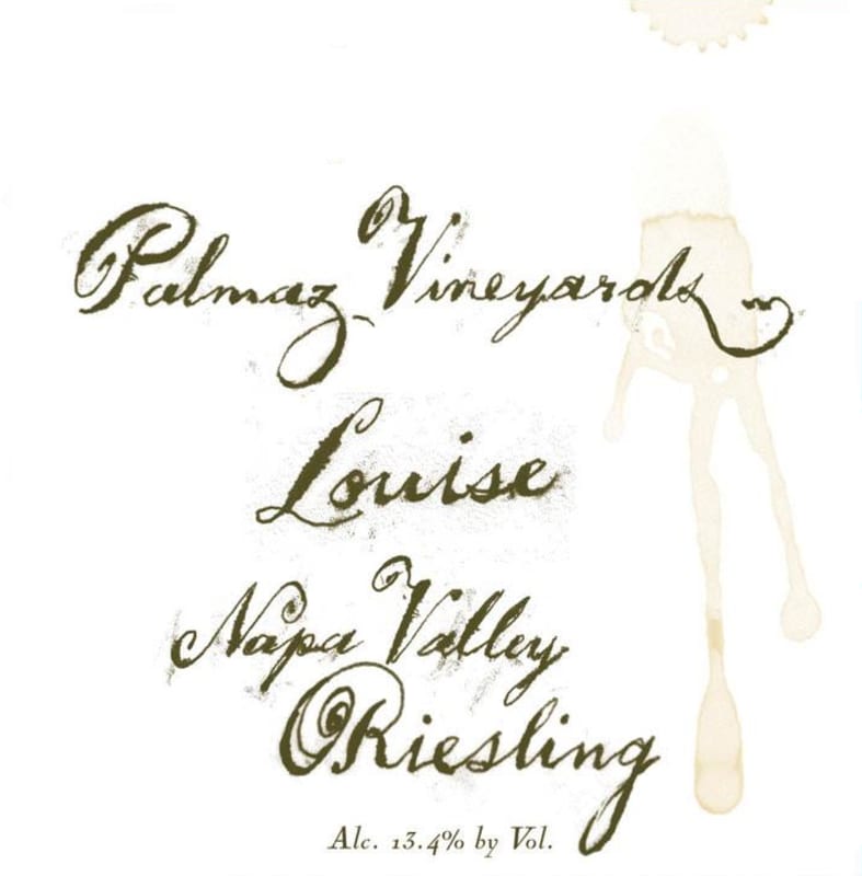 Palmaz Louise Johannisburg Riesling 2016 Front Label