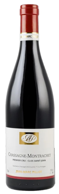 Domaine Jean-Marc Pillot Chassagne-Montrachet Clos St-Jean Premier Cru Rouge 2021 Front Bottle Shot
