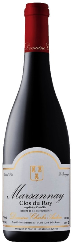 Domaine Charles Audoin Marsannay Clos du Roy 2017 Front Bottle Shot