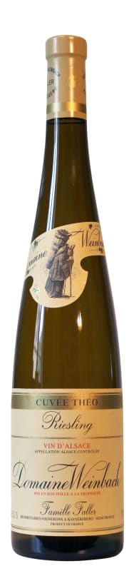 Domaine Weinbach Cuvee Theo Riesling 2017 Front Bottle Shot