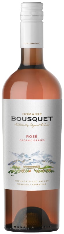 Domaine Bousquet Organic Rose 2018 Front Bottle Shot
