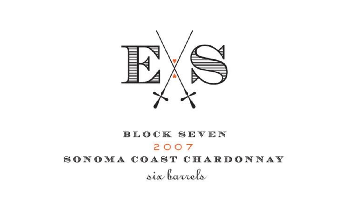Elizabeth Spencer E x S Block Seven Chardonnay 2007 Front Label