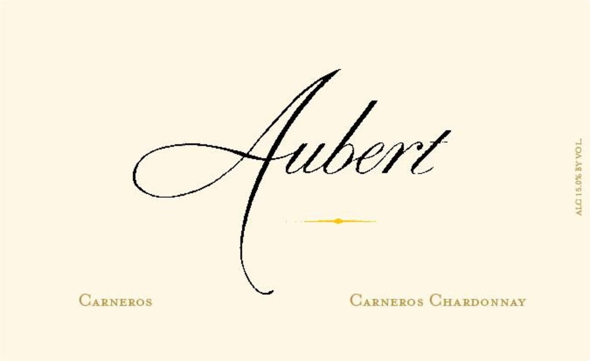 Aubert Carneros Chardonnay 2014 Front Label