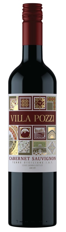 Villa Pozzi Cabernet Sauvignon 2019 Front Bottle Shot