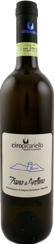 Ciro Picariello Fiano di Avellino 2019 Front Bottle Shot