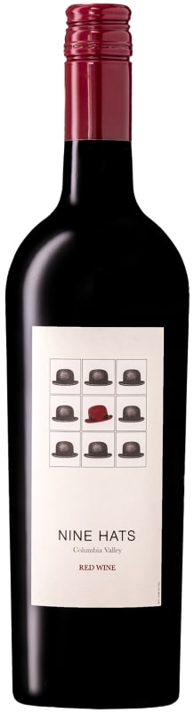 Nine Hats Red Wine 2015 Front Bottle Shot
