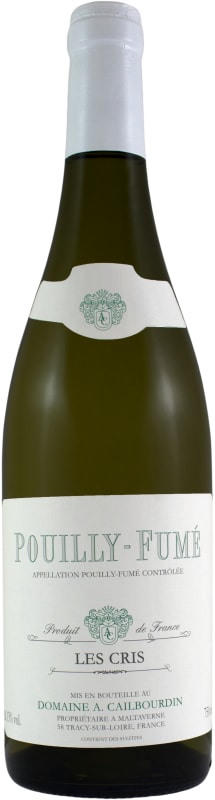 Domaine Cailbourdin Pouilly-Fume Les Cris 2019 Front Bottle Shot