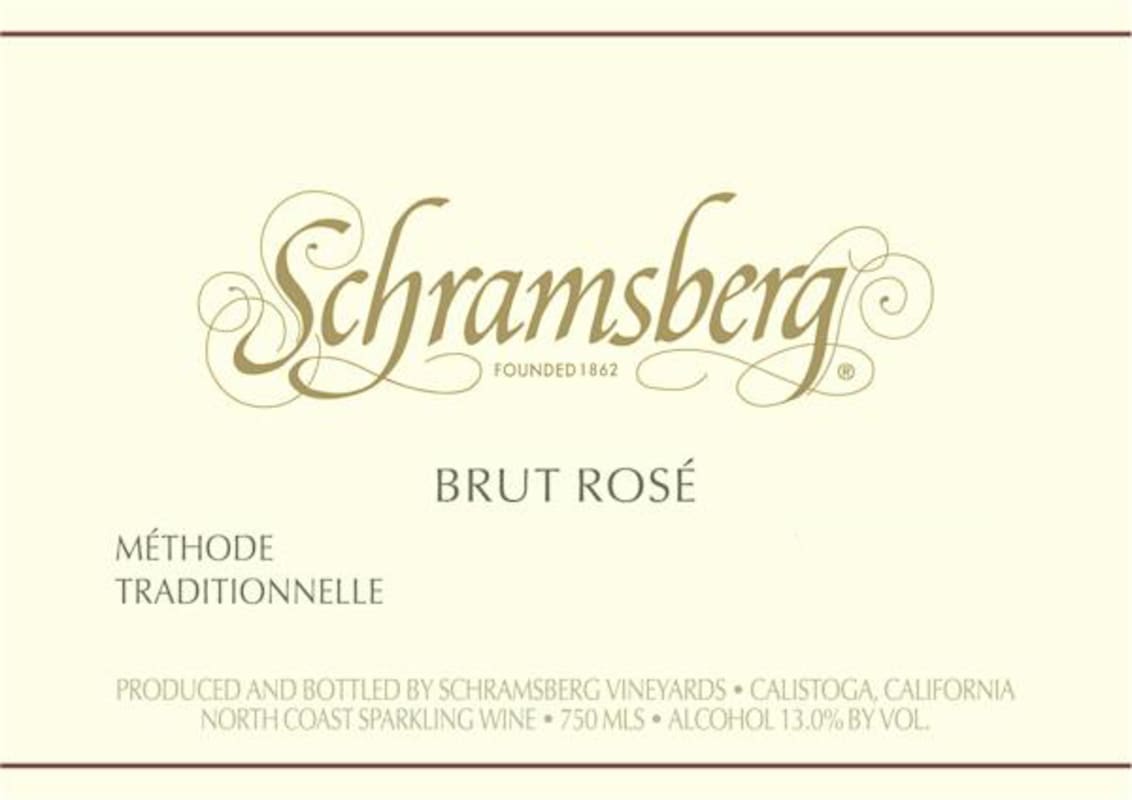 Schramsberg Brut Rose (1.5 Liter Magnum) 2021 Front Label