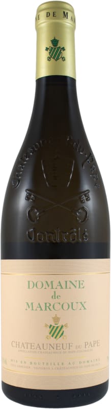 Domaine de Marcoux Chateauneuf-du-Pape Blanc 2014 Front Bottle Shot