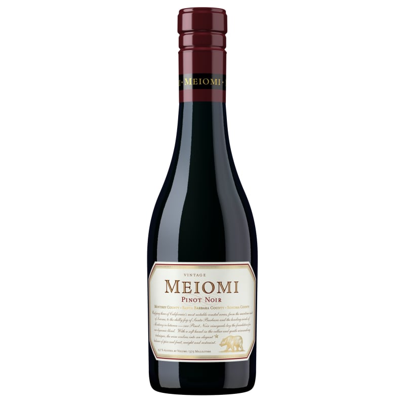 Meiomi Pinot Noir (375ML half-bottle) 2018 Front Bottle Shot