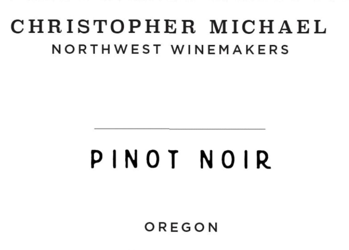 Christopher Michael Pinot Noir 2017 Front Label