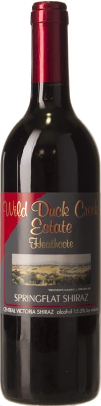 Wild Duck Creek Springflat Shiraz 2000 Front Bottle Shot