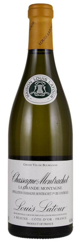 Louis Latour Chassagne-Montrachet La Grande Montagne Premier Cru 2015 Front Bottle Shot
